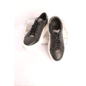 UGG Platform Sneakers Women's 7 Black White Ultra Suede Lace Up S/N 1158032 NWOB